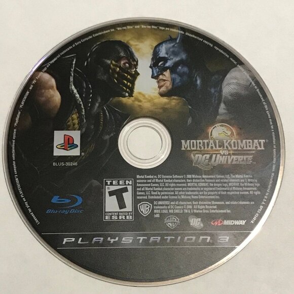 PS3 Mortal Kombat vs DC Universe For Playstation 3 - Picture 1 of 2
